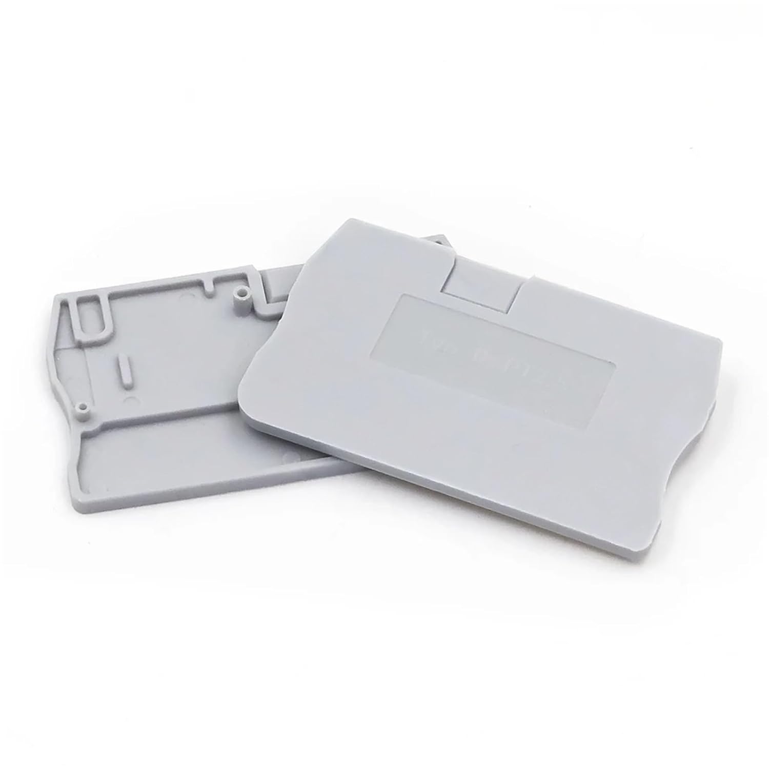 10Pcs D-PT2.5 End Stop for DIN Rail Terminal Block Secure Mounting Reliable Compact Design