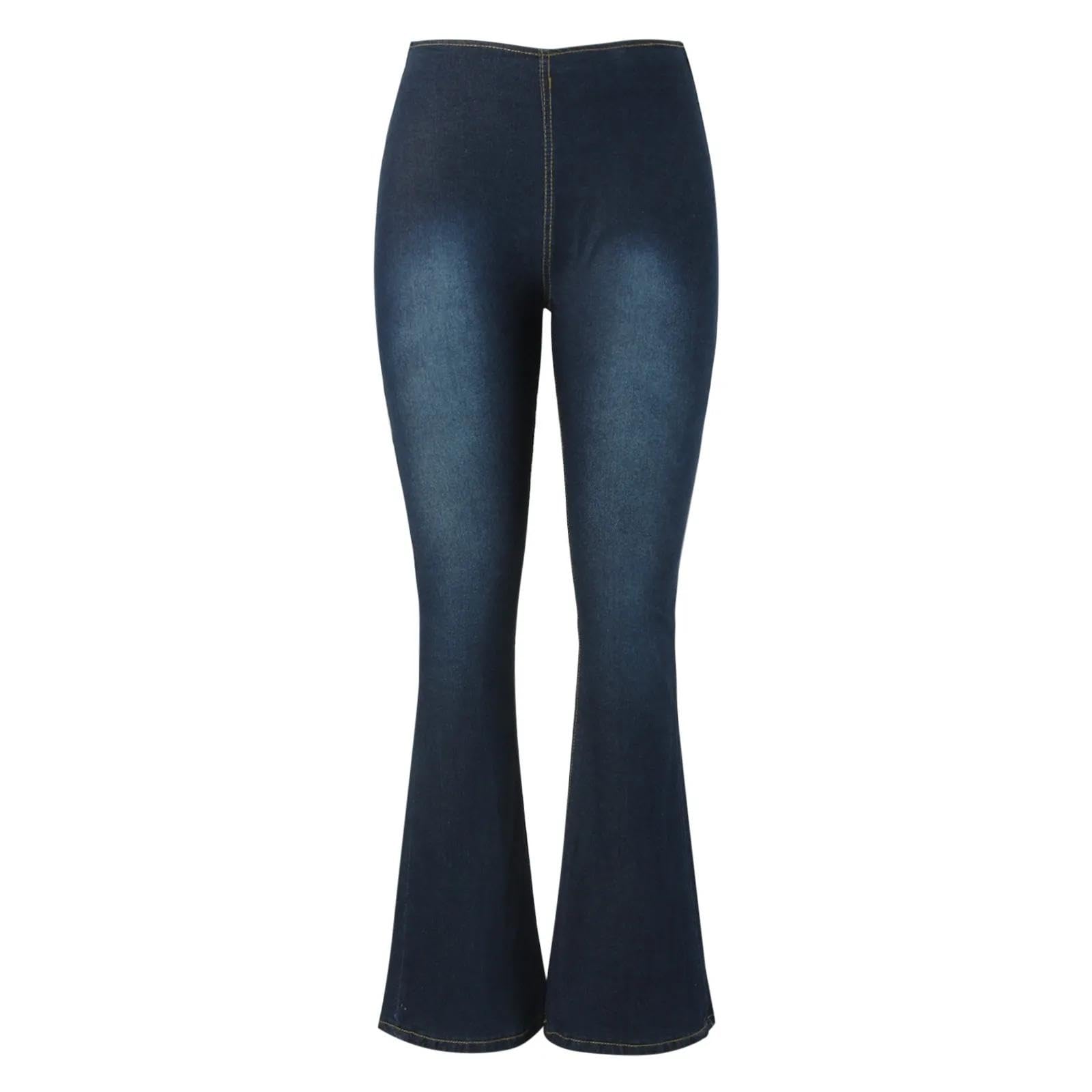 Jeans Pantalon Jeanshosen Damen Jeans Mittlere Taille Jeans Casual Stretch Mom Denim Hosen Vintage Casual Stretch Denim Hosen
