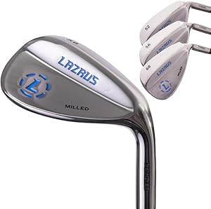 LAZRUS Premium Forged Golf Wedge Set for Men Or Individual - 50 52 54 56 58 60 64 72 Degree Golf Wedges + Milled Face for More Spin - Great Golf Gift