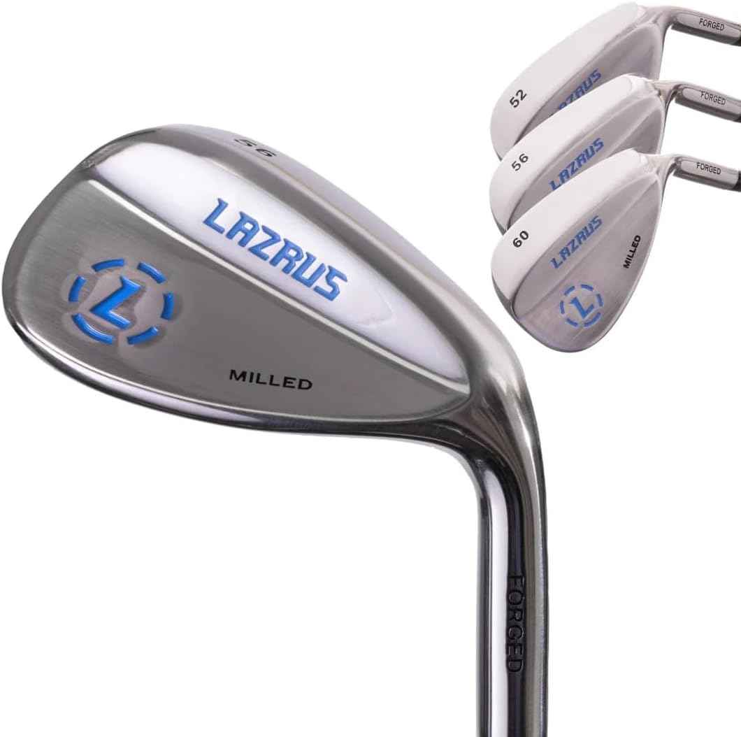 LAZR Premium Forged Golf Wedges - 52 56 60 Degree - Singles or Set For Men