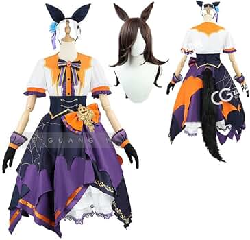 ウマ娘 プリティーダービー ライスシャワー ハロウィン コスプレ衣装 ウマ娘 プリティーダービー」，ハロウィン衣装のライスシャワー