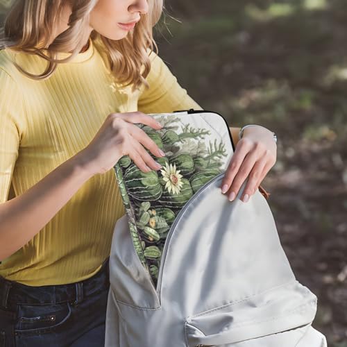 Funda para laptop de 13-14 pulgadas con diseño cactus y flores miniatura 6