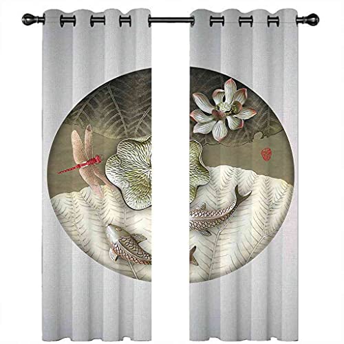 Rideau occultant décoration cuisine salon rideaux thermique isolant polyester