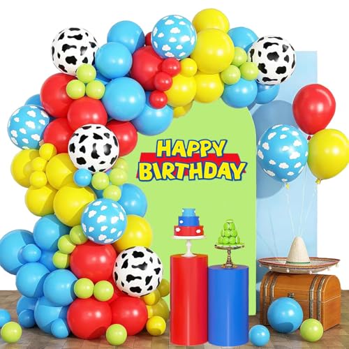 Décorations d'Anniversaire Ballons Story Guirlande de Ballons Joyeux Anniversaire pour Story Fête Thème