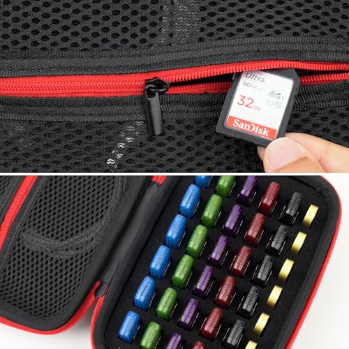 Funda para unidad flash USB contra pérdidas: bolsa organizadora de tarjetas SD y SDHC 4