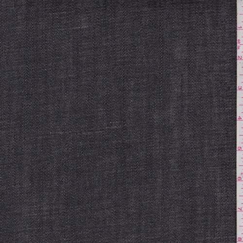 Black Stretch Denim, Fabric by The Yard