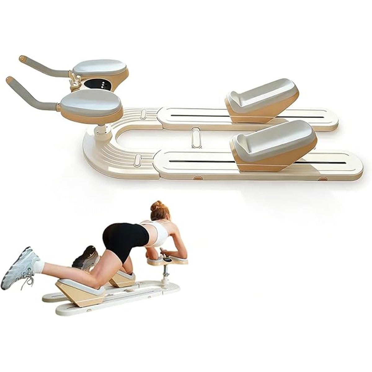 Spine Twist & Stretch Trainer, Low-Impact-Heimfitnessgerät zur Taillenstraffung, Schmerzlinderung im unteren Rückenbereich und Rumpftrainingsgerät