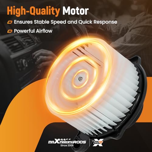Image of maXpeedingrods HVAC Heater Blower Motor with Fan 700222 for Hyundai Elantra 2007-2010, Equus 2011-2013, Genesis 2009-2014, Santa Fe 2007-2009, Veracruz 2007-2012# PM9372 971144H000 F00S33F012