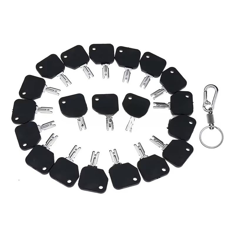 20 Ignition Keys 186304 166 for Hyster S30XL Clark Yale Gradall Gehl JLG Forklift