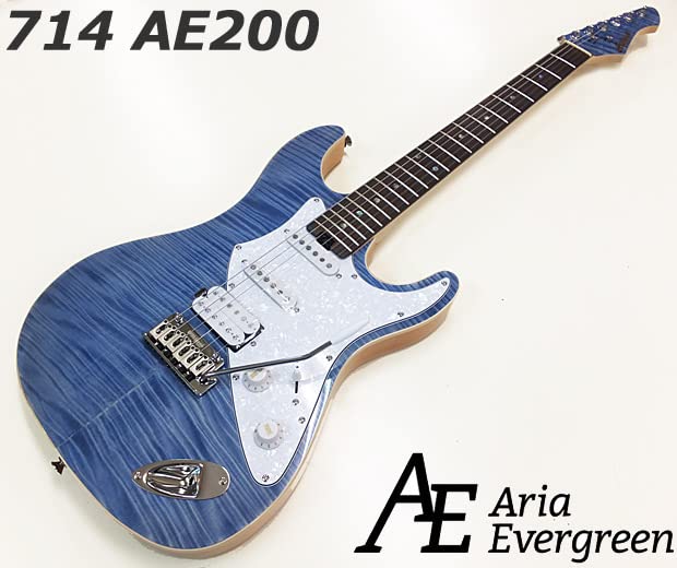 Amazon | エレキギター 初心者セット Aria Pro II 714-AE200 LRBL