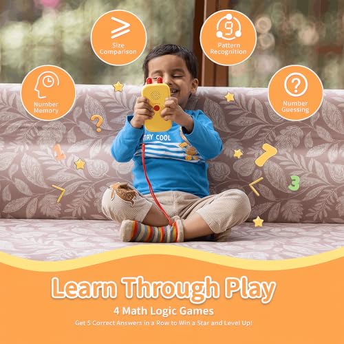 Image of Math Champion Electronic Maths Toy | 100% Screen-Free | 50,000 Questions (Ages 4-11) | Replaces Math Workbooks | Addition, Subtraction, Multiplication & Division | Educational Birthday Gift