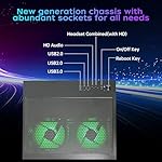 Computer Desktop PC AMD Ryzen 7 5700G Up to 4.6GHz Prebuilt PC 16G RAM DDR4 1TB M.2 SSD ARGB Fan Computer Tower - Image 5