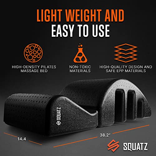 Pilates Spine Corrector, Multifunctional Yoga Correcting Spine Barrel, Detachable High-Density Pilates Massage Bed, Concave With S-Curve Orthosis Spinal Design #TOP4