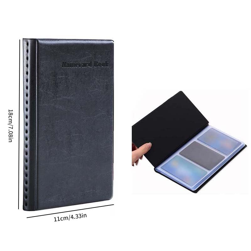 Amazon | Ladruph 名刺ホルダー 名刺ファイル カードケース 300枚収納