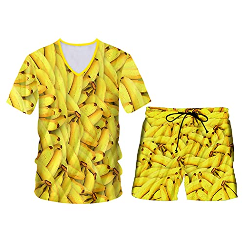 Combinaison 2 pièces banane 3d pour ne plus souffrir de la chaleur tout en restant stylé