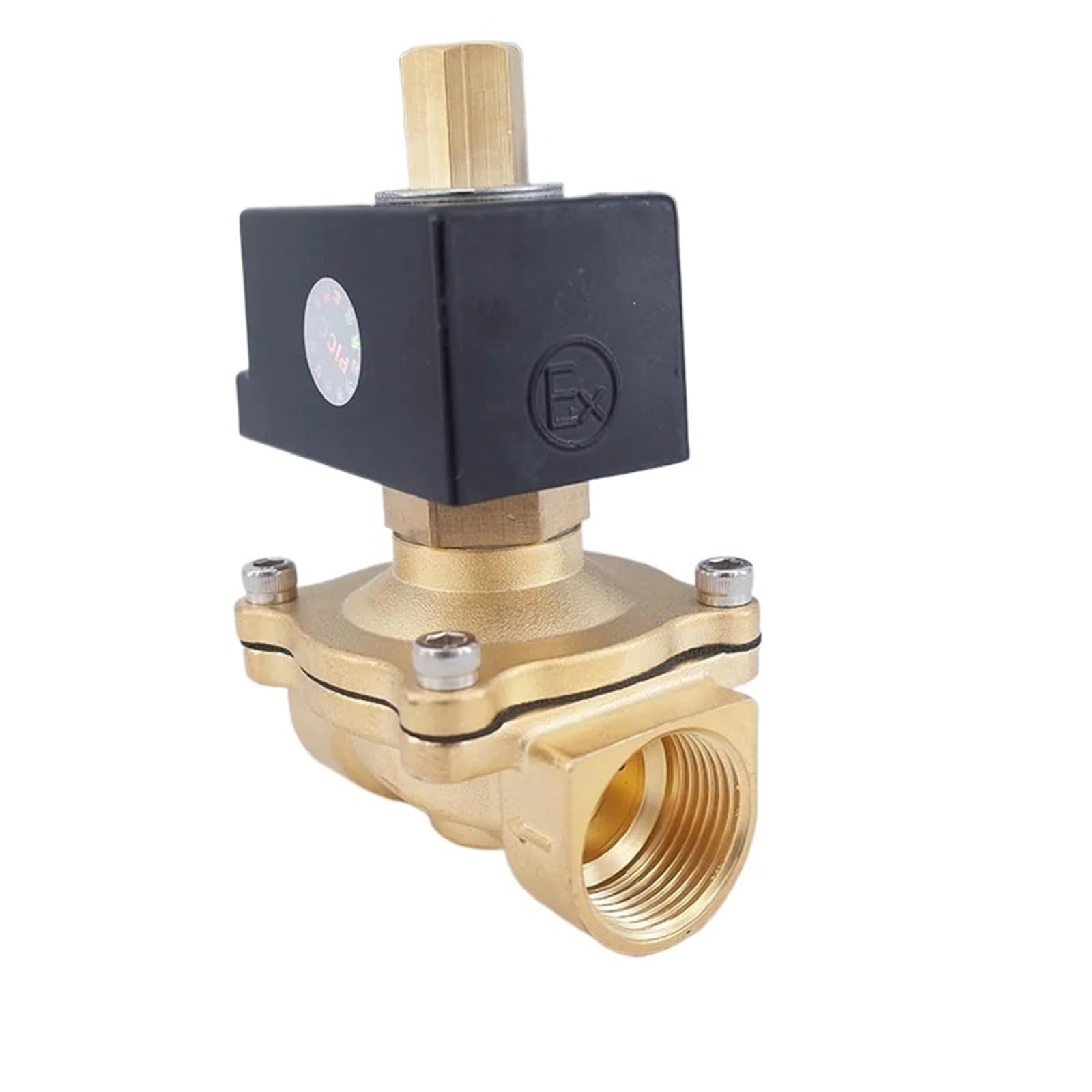Électrovanne antidéflagrante en laiton 3/8 pouce AC220V NO