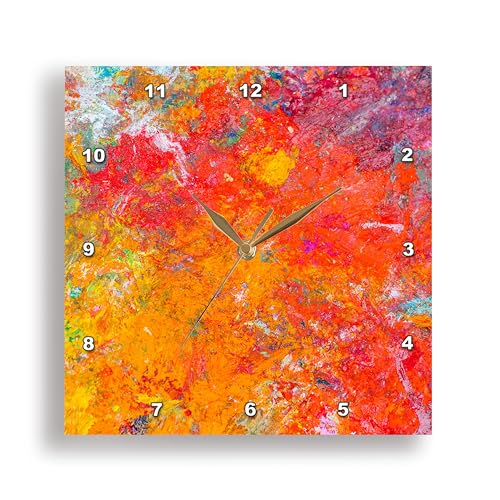 Reloj de pared analógico cuadrado 13 x 13 miniatura 1