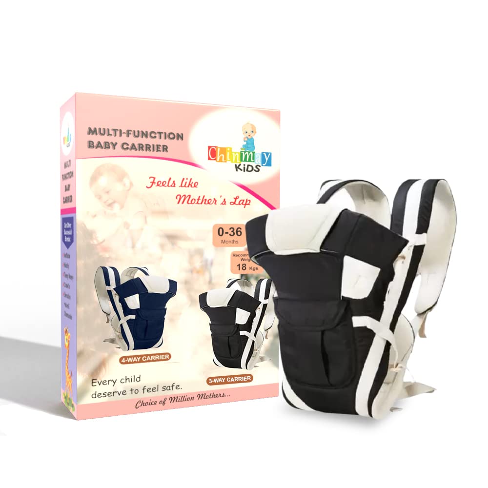 Chinmay Kids 4-in-1 Adjustable Baby Carrier Cum Kangaroo Bag/Baby Carry Sling/Back/Front Carrier for Baby with Safety Belt and Buckle Straps-image-23