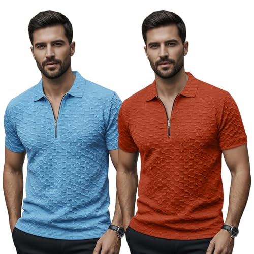 Image of Preneum Men's Poly Cotton Rich Solid Polo Tshirt | Collar Tshirts | Half Sleeves | Plain-Regular Fit (Available in Plus Sizes)