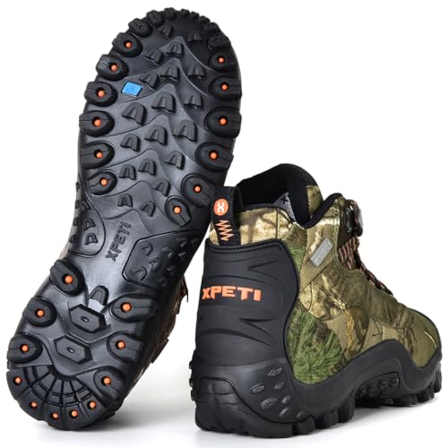 Image of Men's Waterproof Hiking Boots Mid Height Outdoor Shoes