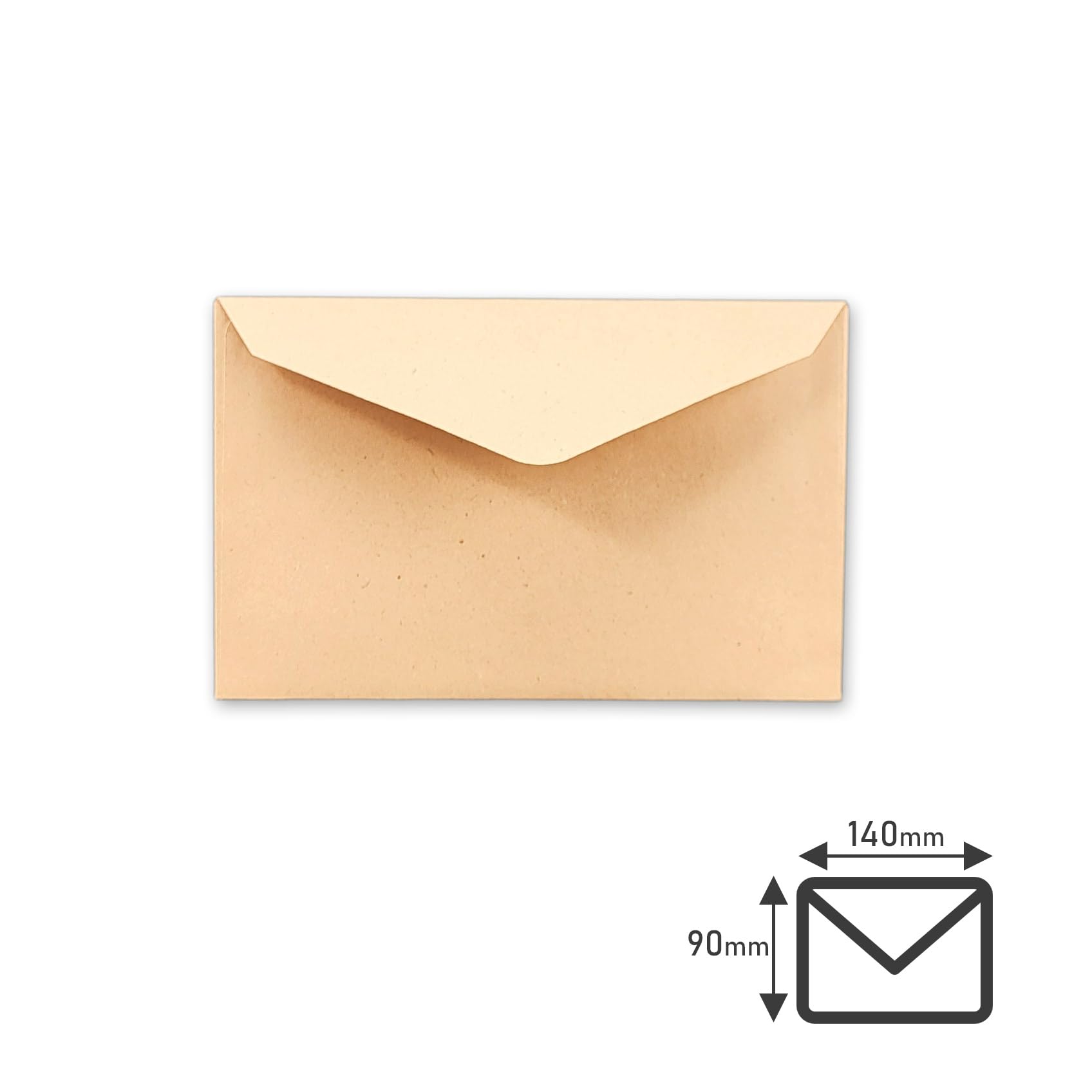 Buste elettorali, 90 x 140 mm, 5 colori a scelta, carta 75 – 80 g/m², chiusura triangolare non gommata (camoscio 75 g, 1000)