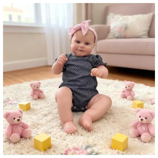 iCradle Reborn Baby Dolls 20 Pollici 50 cm Due opzioni Doll Bambino Realistico Real Soft Touch Maddie con Capelli da Disegno a Mano Bambola Fatta a Mano