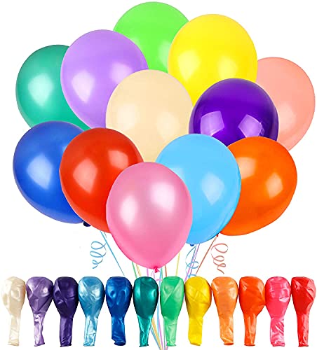 Image of AMFIN (Pack of 25) Latex Balloons /Latex Balloon for Birthday /Decoration for Birthday Balloon for Birthday /Latex Balloon for Birthday Decoration - Multi