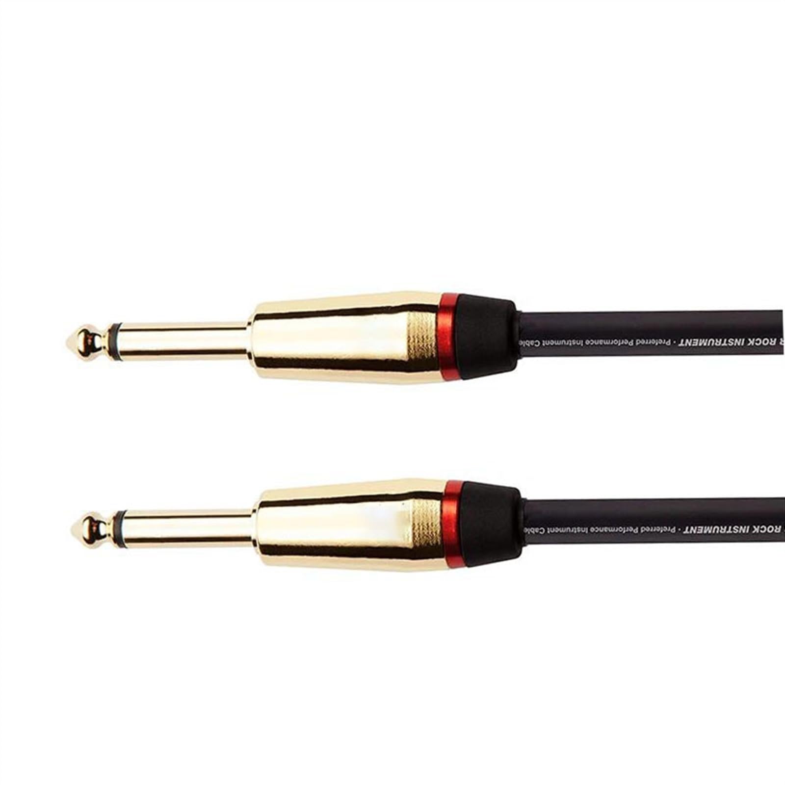 TSTS Cavo Strumento per Chitarra Connettore Di Riduzione Del Rumore Per Chitarra Elettronica Spina Dritta/angolare(0.9m)