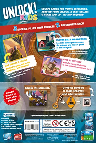 Asmodee : Unlock Kids / Detective stories (English Game) - Image 2
