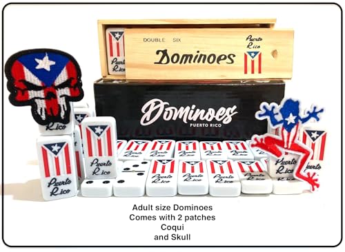 Puerto Rico Dominoes Adult Set Gifts Double six miniatura 2