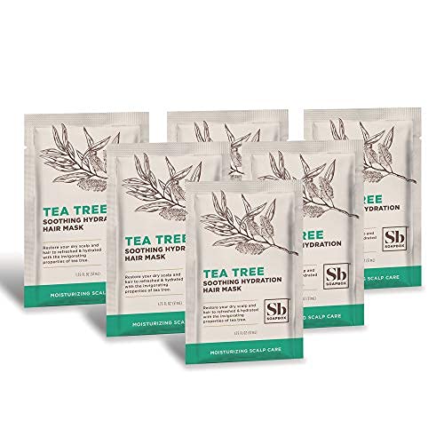 Soap Box Tea Tree - Mascarilla de hidratación calmante para el cabello, purificadora e hidratante con aceite de árbol de té y manteca de karité, sin