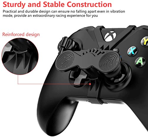 image for Wassers Xbox One Mini Steering Wheel, Xbox One Controller Add-on Repla