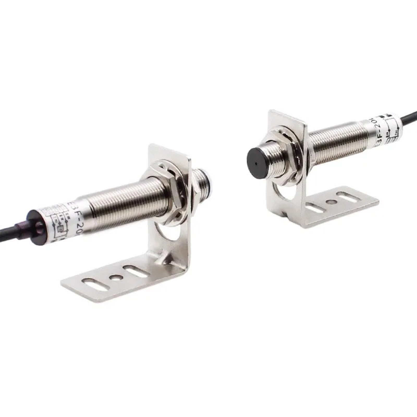M12 laser opposite photoelectric switch E3F-20L/20C1 infrared proximity sensor normally open 20 meters laser sensor(NPN NO)