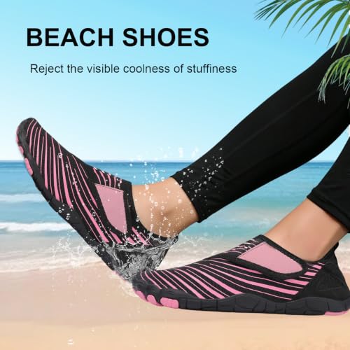 Image of Voyabarefoot Shoes for Women Men 2026 Upgrade Wide Toe Box Barefoot Hiking Sandals,Non-Slip Adjustable Water Shoes for Beach Walking Travel, Comfortable Slip On Walking Shoes