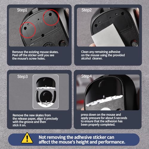 Image of immoenuc Glass Mouse Skates for Logitech G PRO X Superlight 2 DEX Lightspeed Wireless Gaming Mouse Feet Pads Ultra-Smooth Durable Mouse Feet Replacement (Earth Pattern)