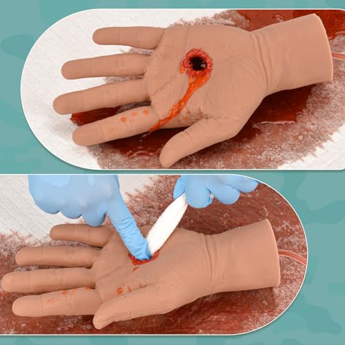 Image of Hand Wound Packing Trainer Kit,GSW Through, Stop the Bleeding Training, Bleed Control Kit for Medical Classes - Medium