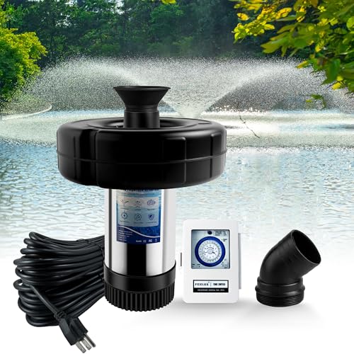 Pond Fountain Aerator 750W, 1HP 15000 GPH Floating...