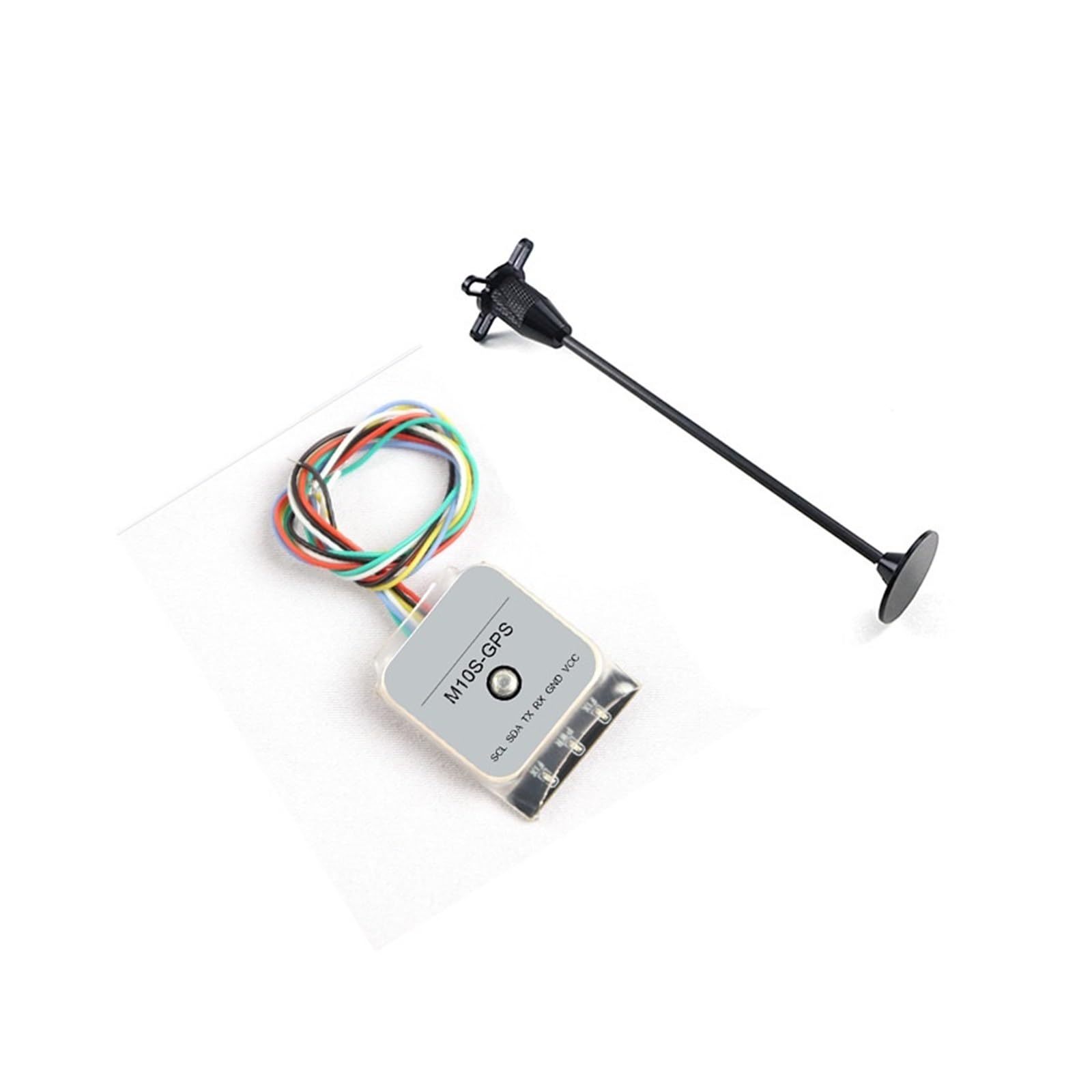 Moduł GPS M10 10 Hz z kompasem, odpowiedni do kontrolerów lotu dronów FPV, akcesoria GPS (uchwyt GPS M8n W)