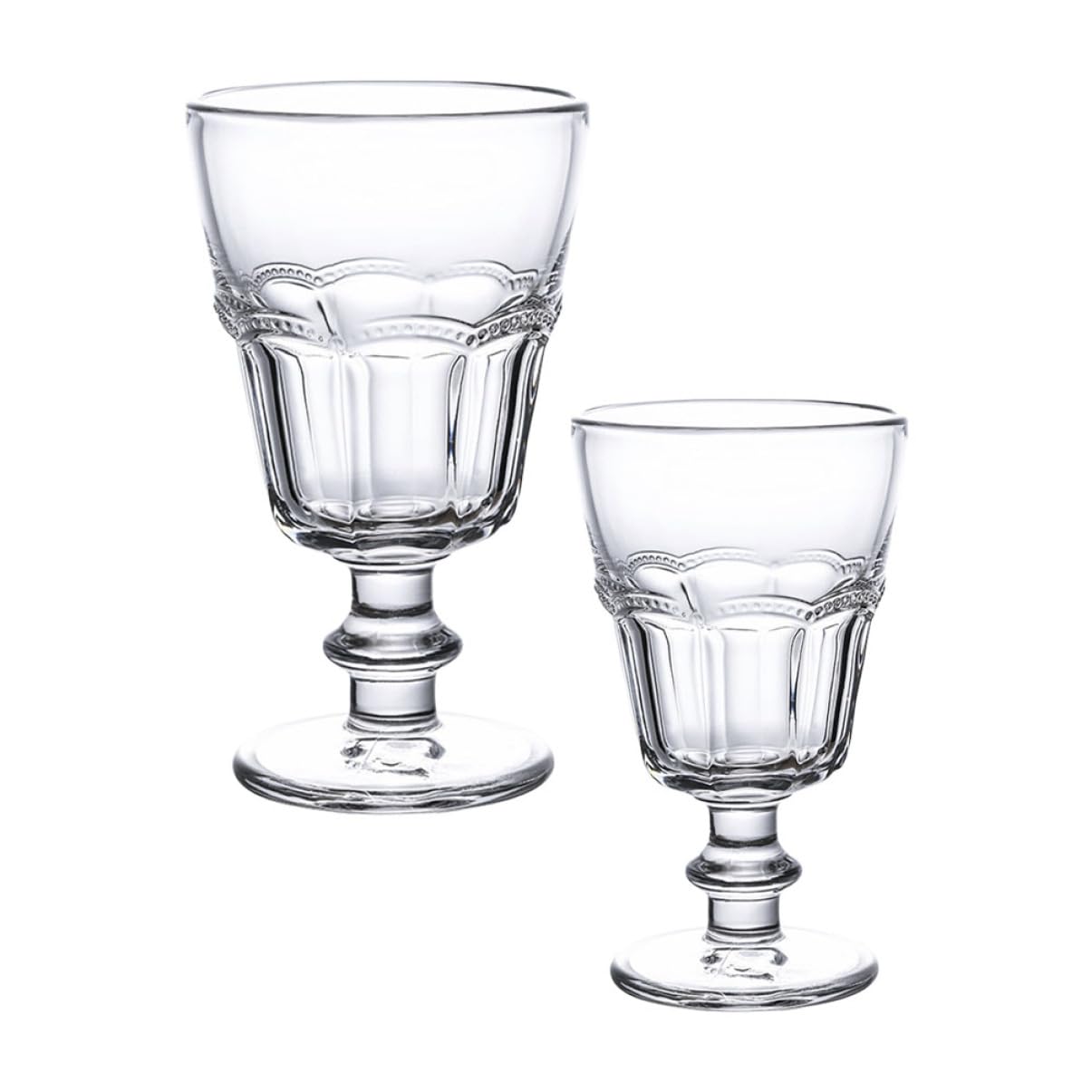 OUNONA 2 Sätze Glasbecher Eisbecher Tragbar Groß Flöte Unzerbrechlich Hoch Bruchsicher Isoliert Rot Party Stiel Dessertbecher Getränkebecher Snack Servierbecher 2 Stück * 2
