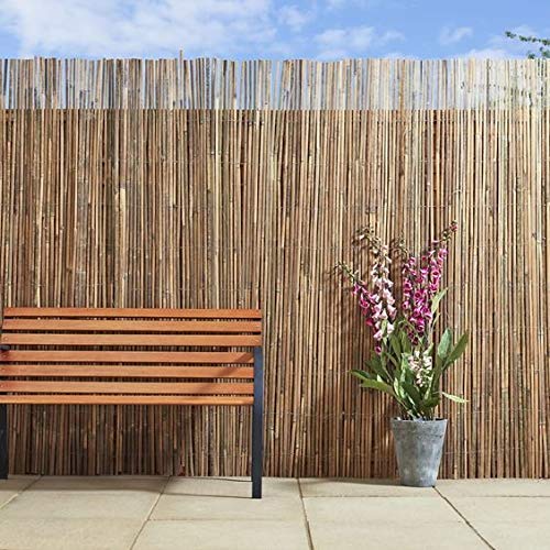 Egardenkart® Bamboo Fence for Garden - 120cm x 600cm, Balcony Fence | Bamboo Privacy fence for Balcony Privacy | Reed bamboo Screen (1.2m x 6m)