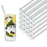 🍨Aplicaciones: Estas pajitas de cristal son ideales para su uso en hogares, cafés, bares, cafeterías y restaurantes. Perfecta para beber cócteles, batidos, zumos, leche, refrescos, té, café, etc. Perfecta opción de regalo para familiares y amigos.