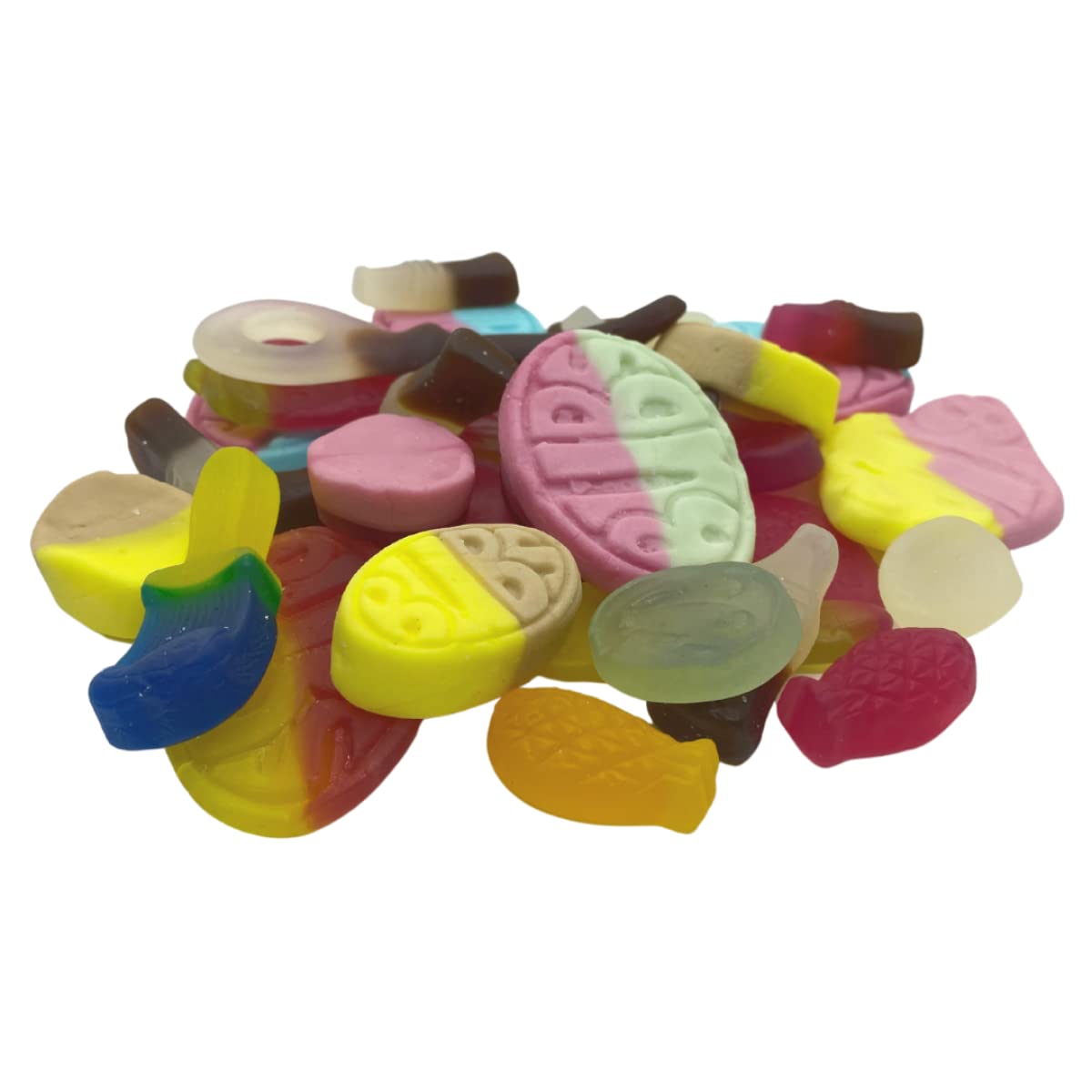Vegan Bro SWEETS Big Bag słodkie – 500g wegańskie żelki owocowe, guma winowa, batonik cukierkowy – idealne do podarowania