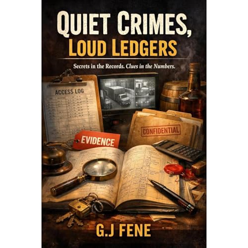Quiet Crimes, Loud Ledgers Audiolibro Por G.J Fene arte de portada