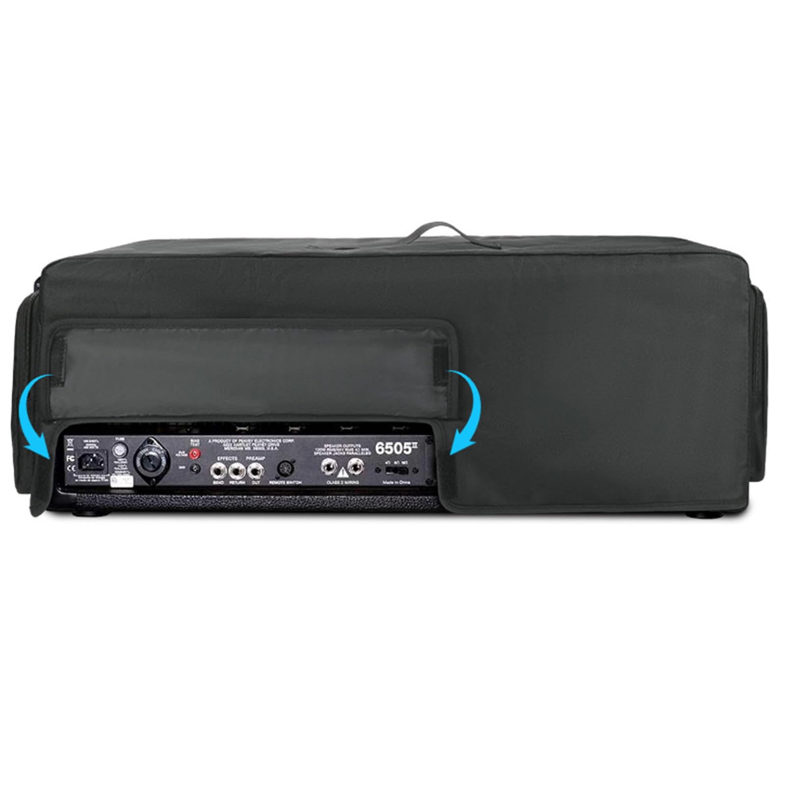 Copertura antipolvere per amplificatore per chitarra elettrica compatibile | Resistente nylon 600D, tasche laterali, custodia protettiva lavabile e pieghevole, protezione per amplificatore