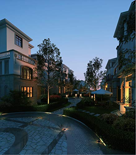 Lit-Path Outdoor Post Lighting Fixture With E26 Medium Base Max 60W, Metal Housing Plus Glass, Matte Black Finish, Bulb Not Included, 1-Pack #TOP5