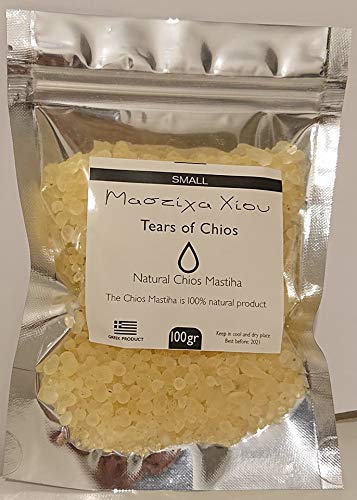 Chios Mastiha Pack 100gr (3.52 oz) Small Tears Gum 100% Natural Mastic Gum