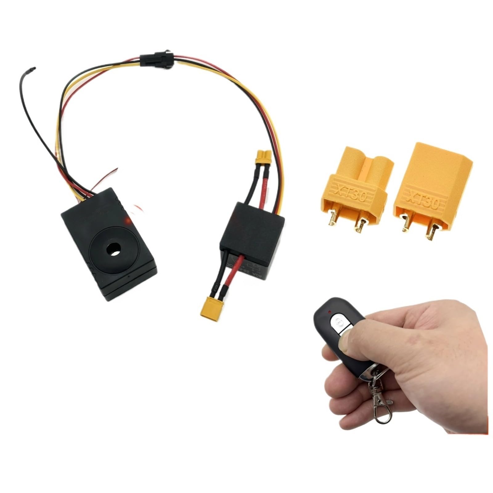 Alarme antivol cachée XT30 for Scooter électrique for Xiaomi Pro 2 Essential Lite 4 Pro, système de sécurité Invisible, 100dB Fort, 29-68V