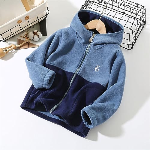Toddler Girls Boys Zip up Sherp𝐚 Jacket Casual Collared Color Block Athletic Coat Fall Winter Thick Toddler Winter Coat3