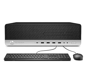 HP ProDesk 400 G4 SFF Desktop PC, Intel Core i5-7500, 8GB RAM, 256GB SSD, WiFi, Bluetooth, US QWERTY Keyboard, Windows 11 Pro (Refurbished)