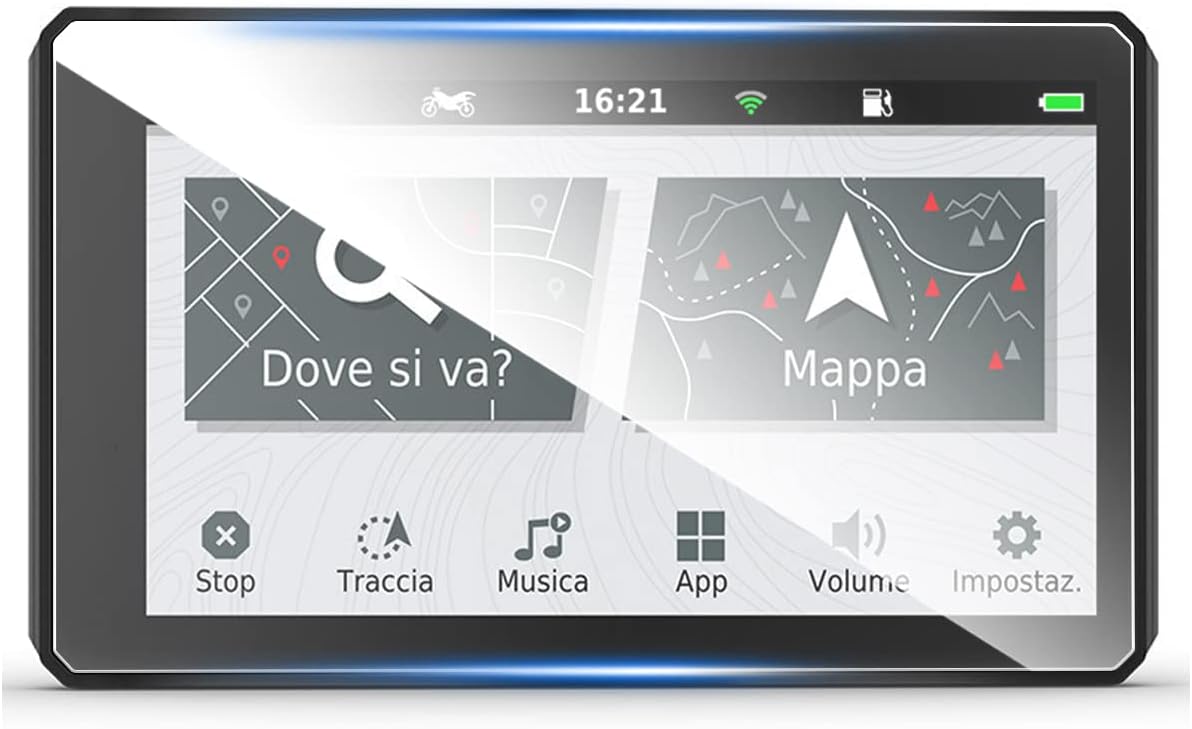 Screen Protector for Garmin Zumo XT 5.5-in Touchscreen Motorcycle Handheld GPS Navigation Garmin Zumo XT Accessories,9HD Anti-glare Bubble Free Tempered Glass